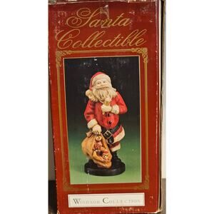 Vtg Winsor Collection 10" Santa Claus Christmas Bag Collectible Figurine 10"